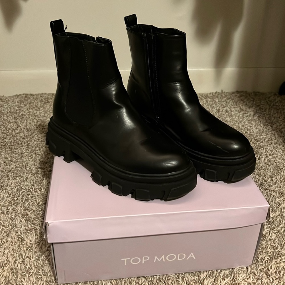 Black boots